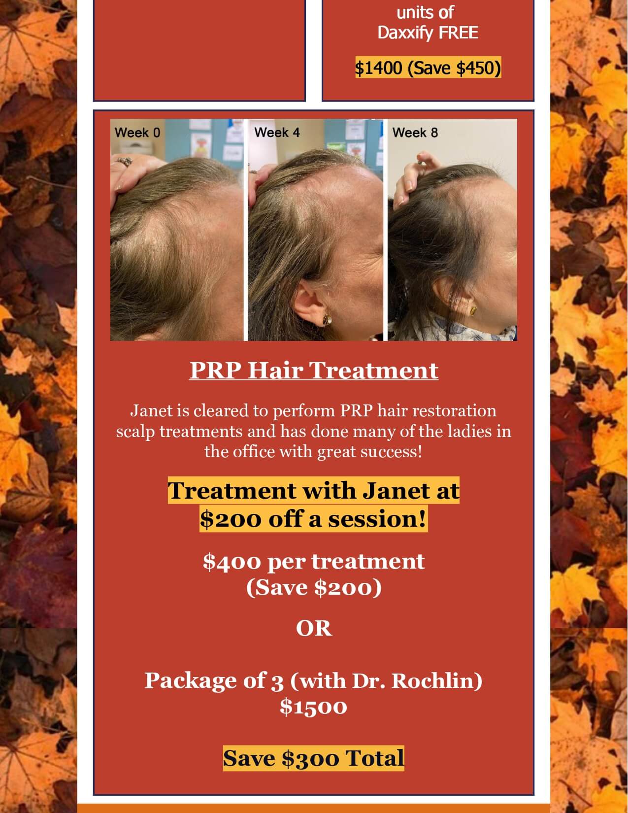 RHA & Daxxify Specials!